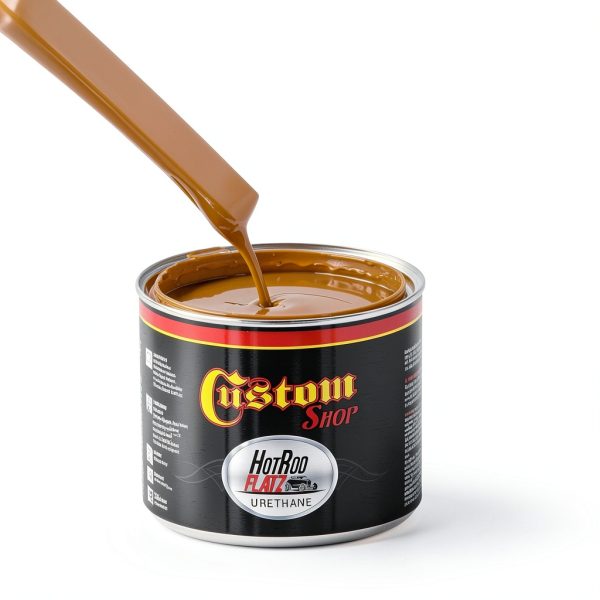 Custom Shop Hot Rod Flatz Acrylic Urethane Auto Paint Kit, Orange, 40-3