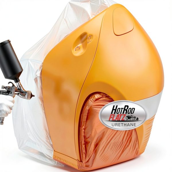 Custom Shop Hot Rod Flatz Acrylic Urethane Auto Paint Kit, Orange, 40-4