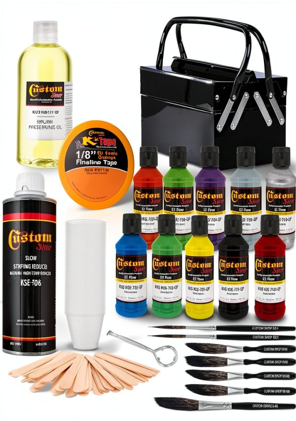Custom Shop Silver Alloy 117-Piece Exterior Paint Kit-0