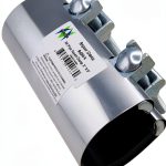Stainless Steel Pipe Clamp 2" x 6" Galvanized Repair Clamp by WIIBROOK-0