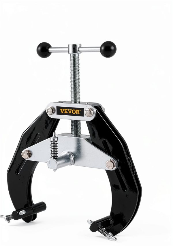 VEVOR Pipe Clamp, 2 to 6 in, High Strength Ultra Clamp with Quick Acting Screws, Steel Pipe Alignment Tool with Lightweight Design, Black-3