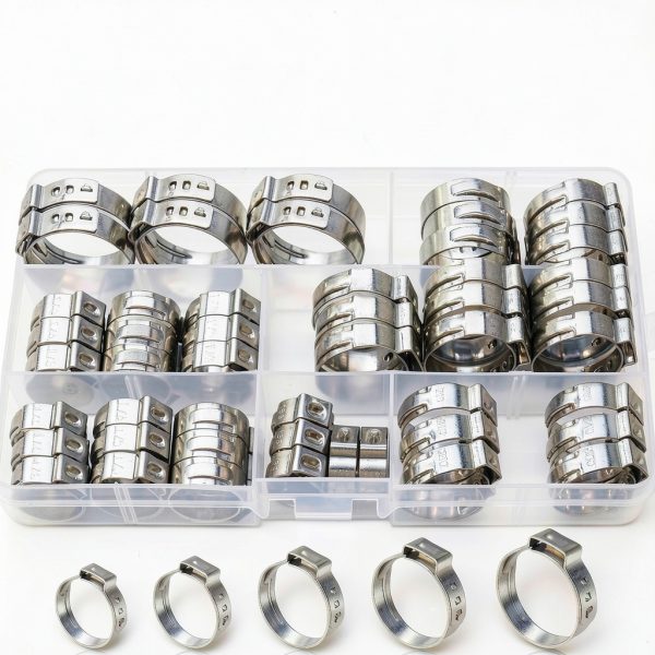 PEX Cinch Clamps Twidec 48PCS Stainless Steel 5-Size Kit-0