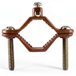 Heavy Duty Direct Burial Bronze Ground Clamp NSI Industries G-2-SDB-SB-0