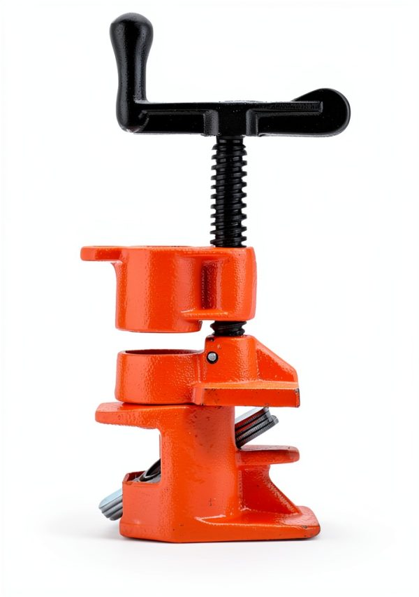 Pipe Clamps 4 Pack 3/4" Heavy Duty Cast Iron - Y&Y Decor Orange/Black-4