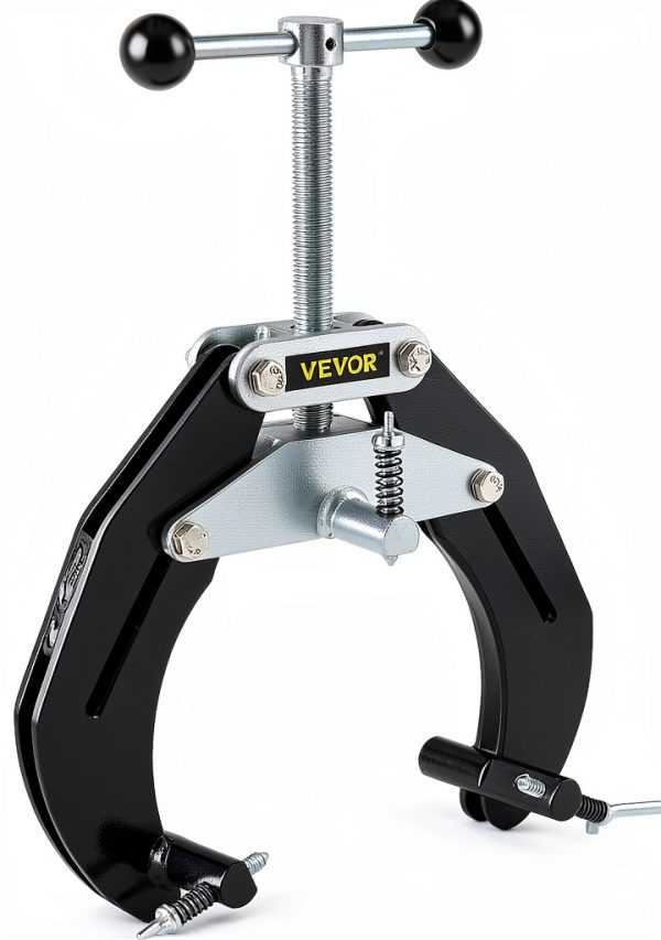 VEVOR Pipe Clamp, 2 to 6 in, High Strength Ultra Clamp with Quick Acting Screws, Steel Pipe Alignment Tool with Lightweight Design, Black-7