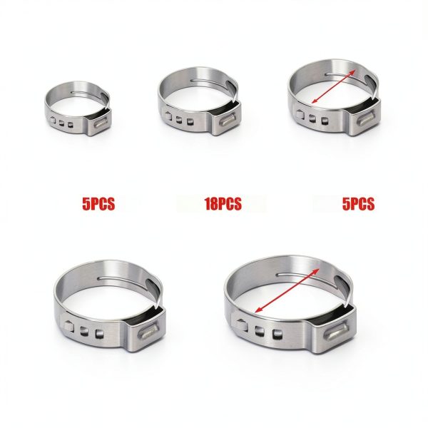 PEX Cinch Clamps Twidec 48PCS Stainless Steel 5-Size Kit-1