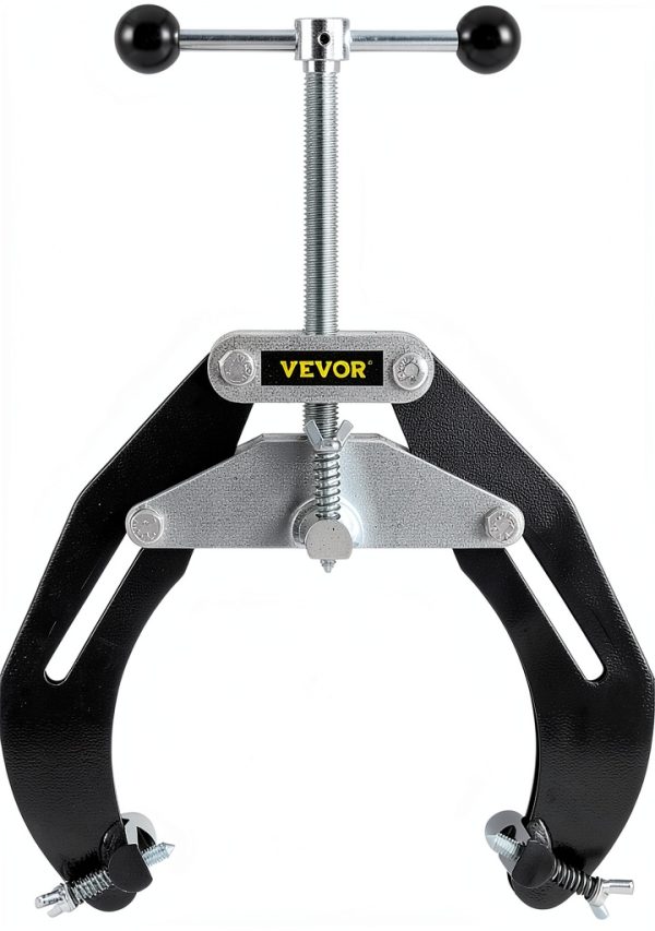 VEVOR Pipe Clamp, 2 to 6 in, High Strength Ultra Clamp with Quick Acting Screws, Steel Pipe Alignment Tool with Lightweight Design, Black-8